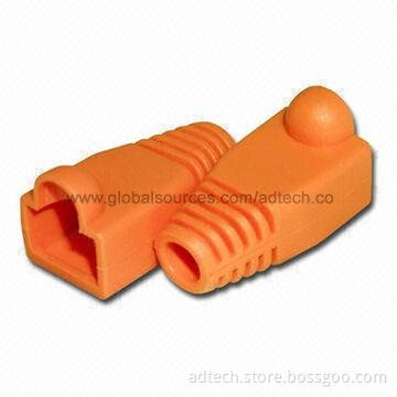 RJ45 Modular Protection Boots for RJ45 Connectors, Different Colors are Available